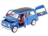 fiat giardiniera ersatzteile  FIAT 500 Giardiniera 1960 blau Modellauto Leo 1:24