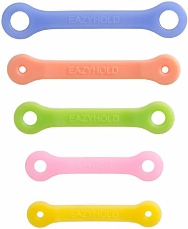 Kinsman EazyHold Infant to Child Universal Cuff Hand Grip (5 Pack) for Pediatric Special Needs Adaptive Utensil
