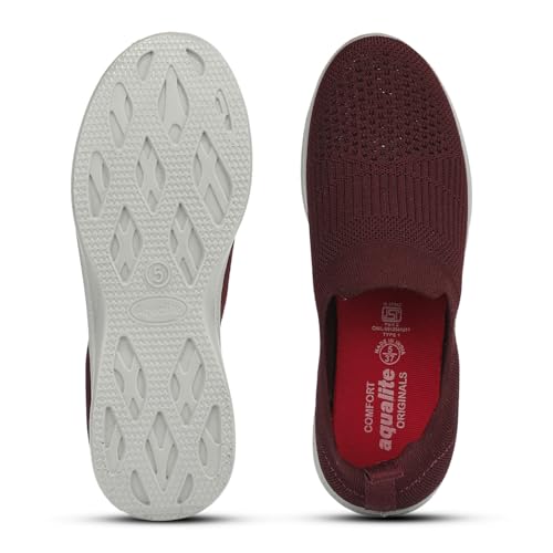 Image of Aqualite MPLS-203 Casual Slip-On Walking Shoes with Lightweight & Comfort Cushion Dailywear Shoes for Women