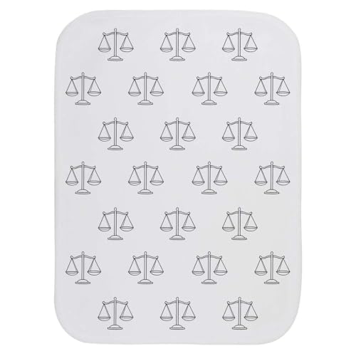 Azeeda 'Libra Scales' Baby Burp/Wash Cloth (BC00030669)