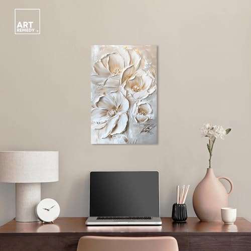 Art Remedy Lush Floral Canvas New Floral Wall Art, Gallery Wrapped, 16" x 24" by Art Remedy - Image 3