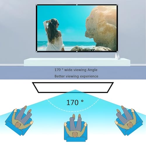 Pantalla de proyección plegable 150 pulgadas 16:9 miniatura 3