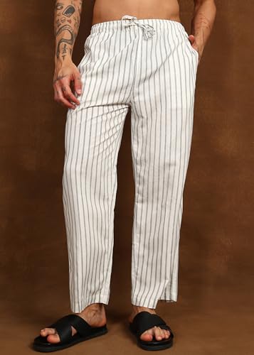 Image of Men's Cotton Linen Pajama