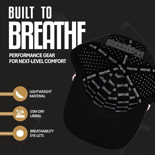 Image of Curves & Clubs Trump Golf Hats - One Size Adjustable Men's Hat - Breathable & Durable Trump Rope Hat - Perfect Golf Gift