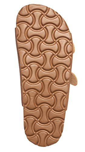 Lucky Brand Girl's Blanc Casual Double Buckle Slide Sandal In Cognac Size 2 Little Kids #TOP5