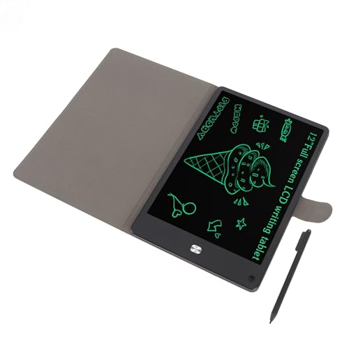 Tableta de escritura LCD de 12 pulgadas reutilizable con funda elegante de PU 7