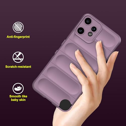 Image of amazon basics Back Case Cover for CMF by Nothing Phone 2 Pro | Compatible for CMF by Nothing Phone 2 Pro Back Cover | Liquid Silicon Magic Case with Camera Protection | Lavender