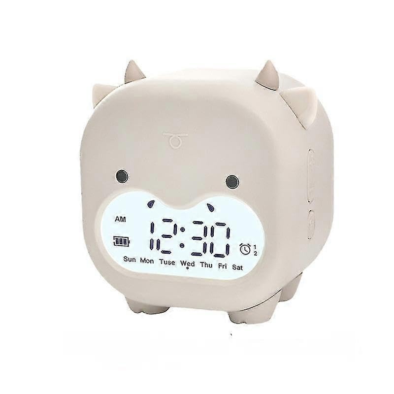 Réveil cadeau étudiant Daidai Niu intelligent avec batterie rechargeable USB
