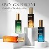 Set de Regalo de Perfume para Hombre Auelife, 4x30mL, Regalos para Padre, Papá y Él | Aromas de Almizcle Marino, Vetiver Amaderado, Ámbar y Tabaco, y Cítricos Brillantes, Perfume de Larga Duración sin Alcohol para Trabajo, Citas y Viajes 6