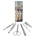 New York City NY Word Skyline Stainless Steel Manicure Pedicure Grooming Beauty Care Travel Kit