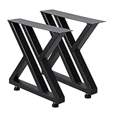 Design industriel moderne compatible avec divers styles d'intérieur et d'extensibleérieur, idéal pour tables à manger, bureaux, bancs et projets DIY.
