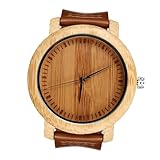 Bracelet en cuir authentique : le bracelet en cuir de vachette lisse offre un confort maximal même en cas d'utilisation prolongée, montres pour hommes, montres-bracelets pour hommes