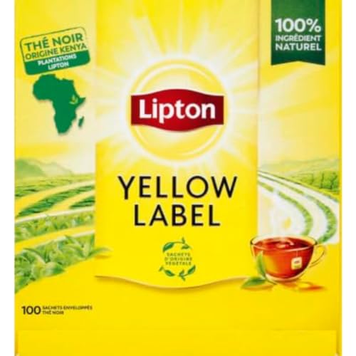 Thé Kenya Yellow Label Lipton La Boite De 100 Sachets - vue 2