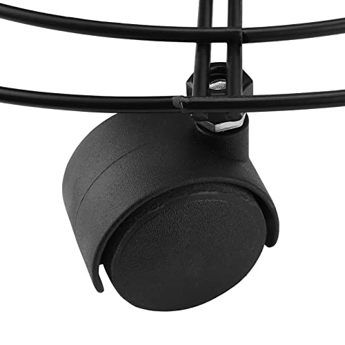 Zeonhei 3 Pack 12 Inch Metal Plant Caddy With Wheels, Heavy Duty Garden Plant Pot Dolly, Black Iron Potted Round Flower Pot Rack On Roller, Rolling Plant Stand Dolly For Indoor Outdoor Plant Pots #TOP3