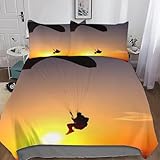 Matériau: Les housse couette fait à de microfibre brossé d'une douceur exceptionnel, confort, respirant, elle permet d'assurer une plus longue durabilité au fil du temps et une meilleure résistance à la décoloration et aux taches, moelleuse assure une température agréable en été comme en hiver. Elle est adaptée à toutes les saisons et vous offre une expérience confortable