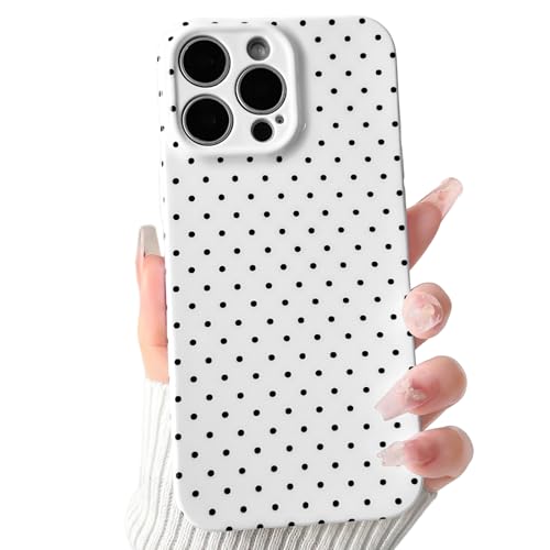 Lovmooful for iPhone 15 Pro Max Case Cute Polka Dot Design-Black&White by Lovmooful - Used condition - US$7.89