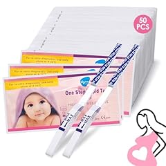 50 xTest Gravidanza 10 miu/ml, Pregnancy Test, Risultato Rapido, Adatti per Uso Domestico