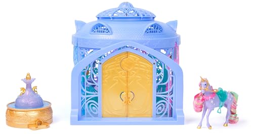 Unicorn Academy - L'Ecole des Licornes - Écurie, Fontaine, Licorne Wildstar Exclusive Et Accessoires - Sons & Lumières - Jouets Inspirés De La Série L'Ecole des Licornes - Jouet Enfant 4 Ans Et +