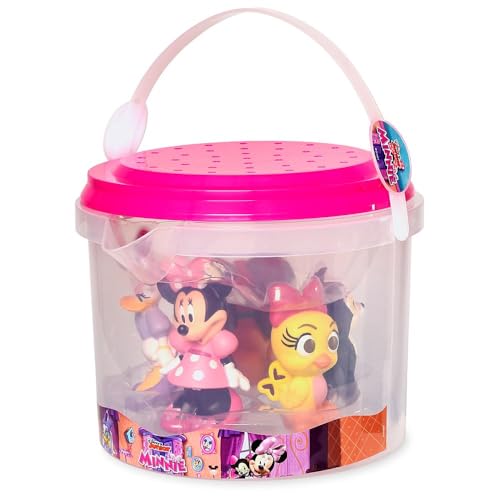Image of Disney Store Official Bath Set (Minnie Mouse) - Kids Bath Accessories with Beloved Disney Characters - Colorful and Fun Bath Time Essentials for Kids - Suitable for All Ages