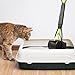 Pooper Scooper - Foldable Cat and Dog Poop Scoop with Ergonomic Handle - Enables One-Handed Use on Concrete, Grass, and Gravel by PETMAKER (Green)