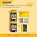 KODAK Mini 2 Retro 4PASS Portable Photo Printer (2.1x3.4 inches) Initial 8 Sheets + 60 Sheets Pack Bundle, White