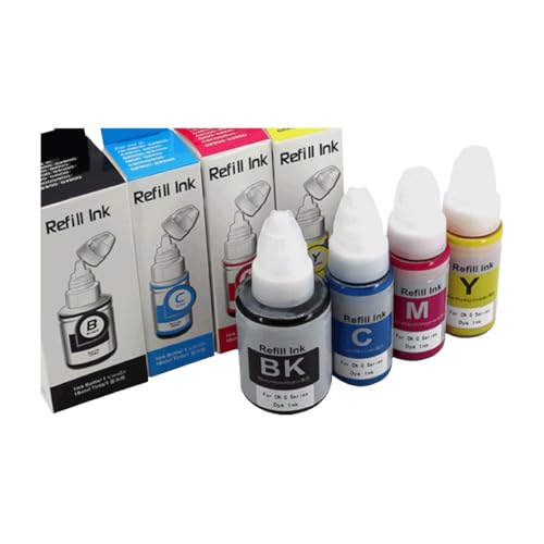 Bouteille encre GI-290Y jaune pour recharge réservoir imprimante G1200 G3200 G4200