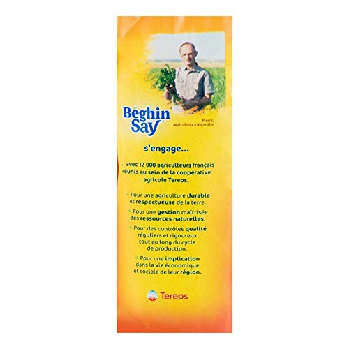 BEGHIN SAY - Sucre de canne vergeoise blonde à la vanille, 500g pour une cuisine gourmande et parfumée. - Lot De 4 - Vendu Par Lot