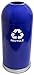 Witt Industries 415DTBL-R Indoor Recycling Container, Blue Finish