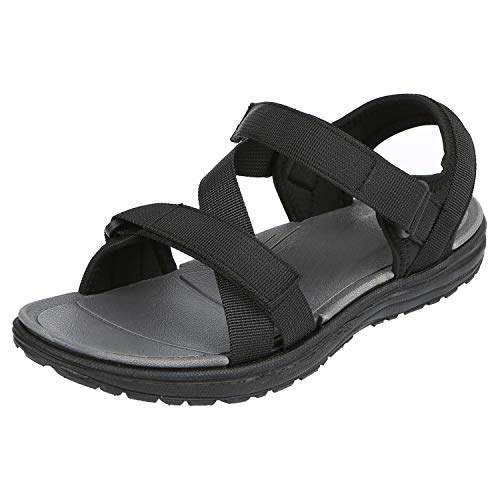 Northside Women's Bayview Athletic Sandal, Black, 9 M US Adult