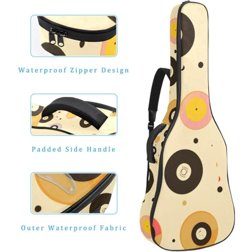 Sac pour guitare étanche à couche d'éponge antichoc