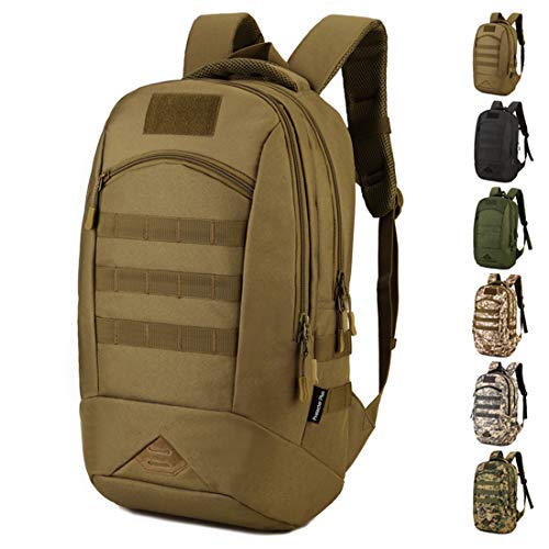 KLZUOPT Sac à Dos de randonnée Molle Tactique Sac à Dos étanche randonnée Camping Sport Voyage Sacs à Dos Sac à Dos Cover