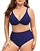 Vijamiy Costume Donna Due Pezzi Taglie Forti Vita Alta Costumi da Bagno Curvy...