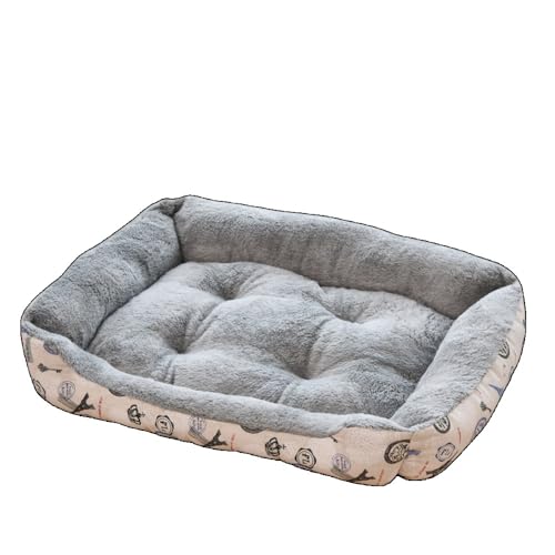 【ChopEase】ペット用ベッド クッション マット 犬 猫 室内 愛犬 小型犬 中型犬 大型犬 犬小屋季節を問わず使える万能ペットベッドカラーバリエーションも豊富 (XS,1,グレー)