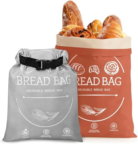 10 Best Reusable Bread Bags That Keep Your Loaves Fresh Longer 6 Beeswax Reusable Bread Bags for Sourdough (2-Pack)
