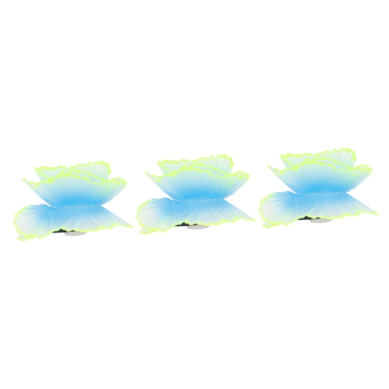 DOITOOL 3piezas Decoración De Acuario Coral Simulado Brillante Accesorio De Paisaje Acuático para Peceras De Agua Dulce y Salada