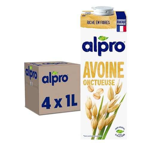 Alpro - Boisson Végétale - Avoine - 1L - Lot de 4x1L