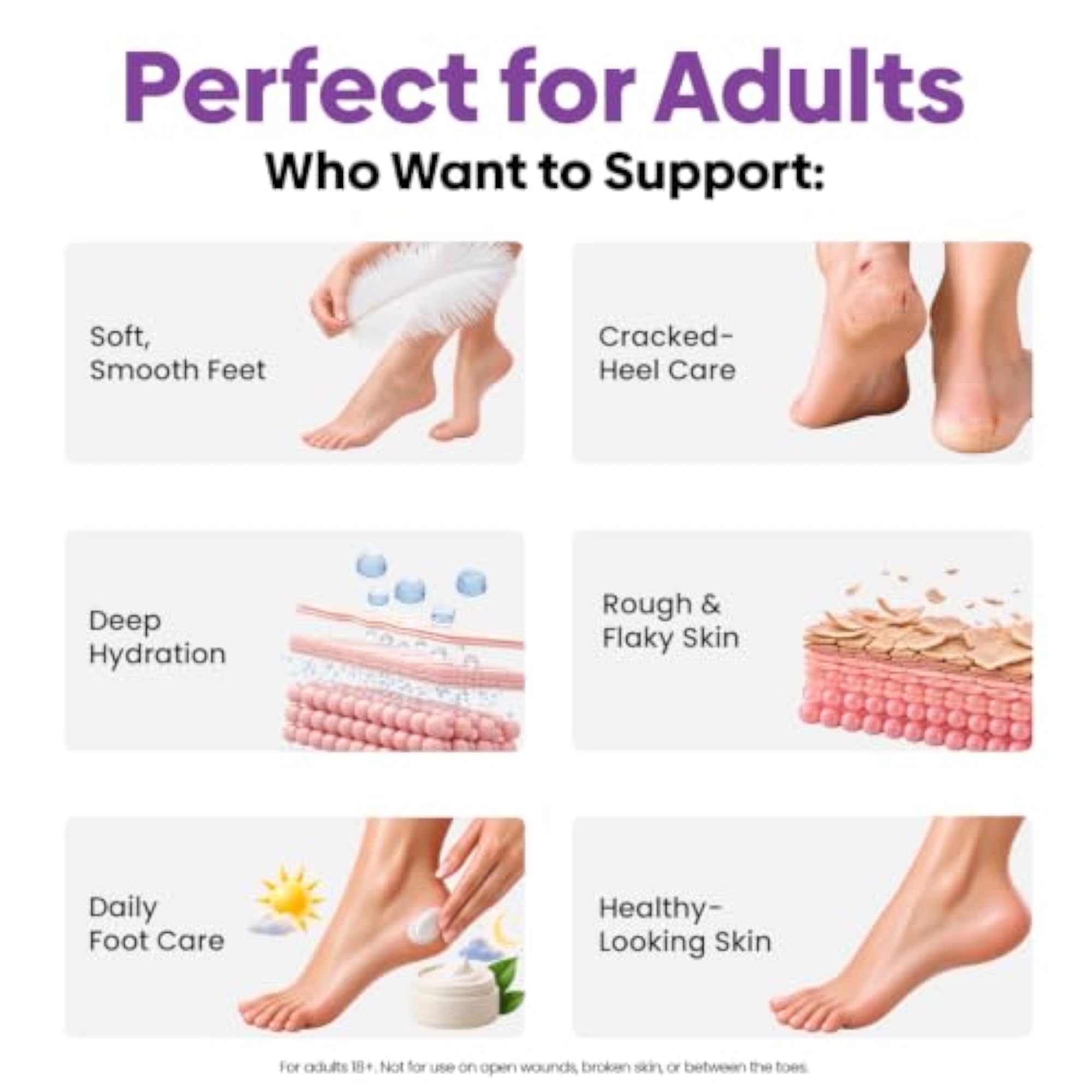 Foot Shield Cream for Dry & Cracked Heels, Deep Moisturizing