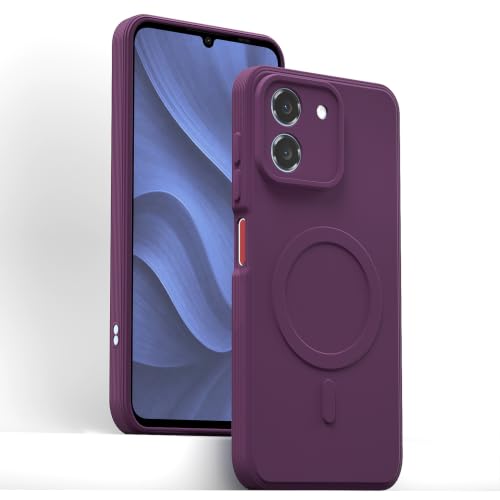 Image of Outlouders Back Cover for Ai Plus Pulse 2 | Soft Matte Silicone | Slim Fit | Magnetic-Safe Logo Design (Magnetic-Safe Not Compatible) | Shockproof | Camera Protection Bumper Case (Purple)