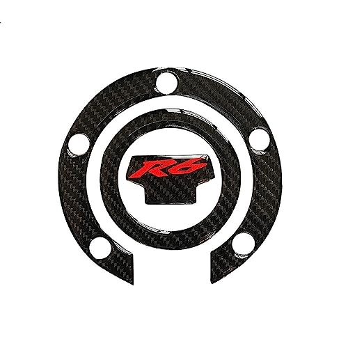 Tampon de réservoir YZF R6 finition carbone couvercle bouchon et té supérieur 2003-2005