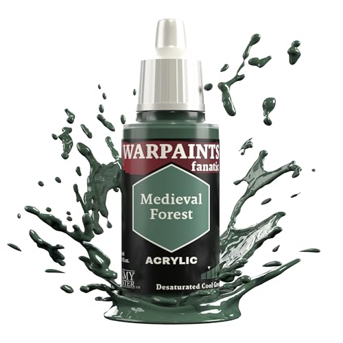 The Army Painter, Warpaints Fanatic Medieval Forest Single Acrylics, Miniature Hobby Painting, Quality Paint for Miniature Wargaming