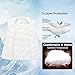 Chrisuno Men's Fashion Thicken Winter Vest Water-Resistant Puffer Jacket Warm Vest White S
