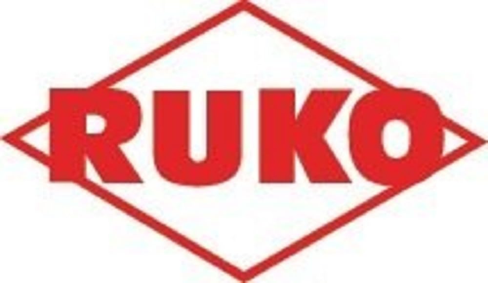 RUKO 234050E - Macho de roscar para máquinas M DIN 371 HSS Co 5, rectificado - Tipo C (M 5)