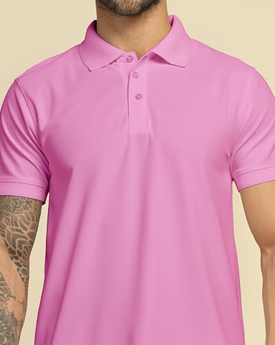 Image of VastraVibes Men's Polo Regular Fit T-Shirt