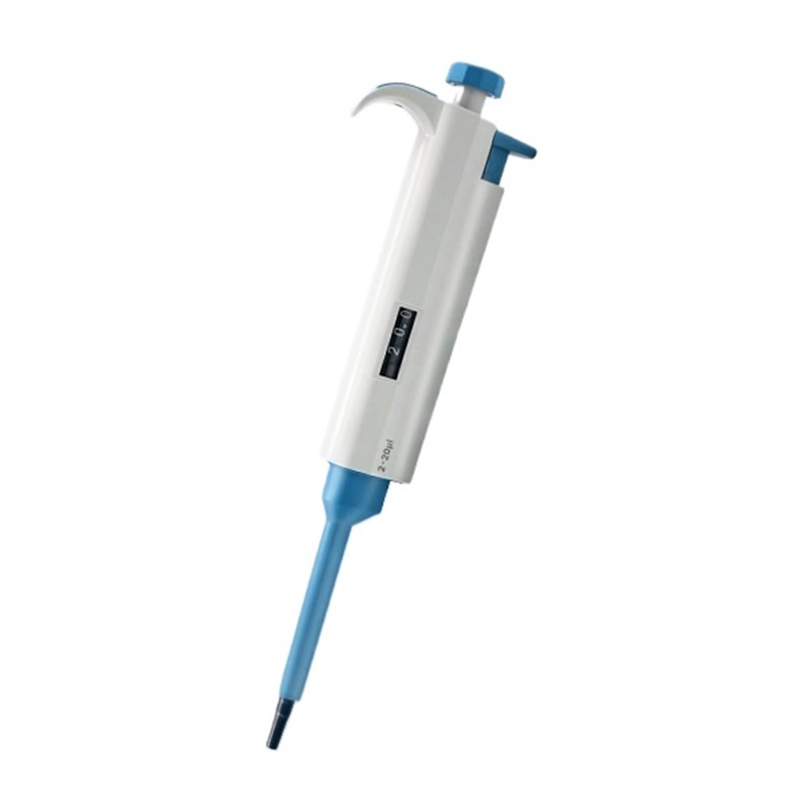 Pipette 5 Stück Laborpipette, Wirtschaftliche Mikropipette, Einstellbares Volumen, Einzelkanal, Manuell, 0,1 Bis 1000 UL für Labor(0.5-10ul)