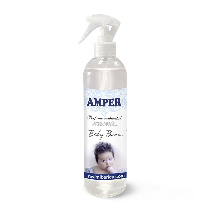 Ambientador aroma BABY BOOM. Aroma infantil. Concentrado, permanente. AMPER BABY BOOM 250 ml