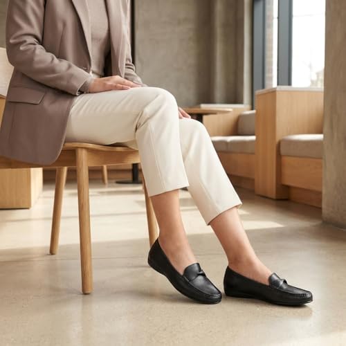 Image of Marc Joseph New York Womens Beverley Road Loafers | Office Shoes
