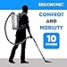 Prolux X8 Lite Backpack Canister Vacuum – Lightweight HEPA Filtration for Multi-Surface Cleaning