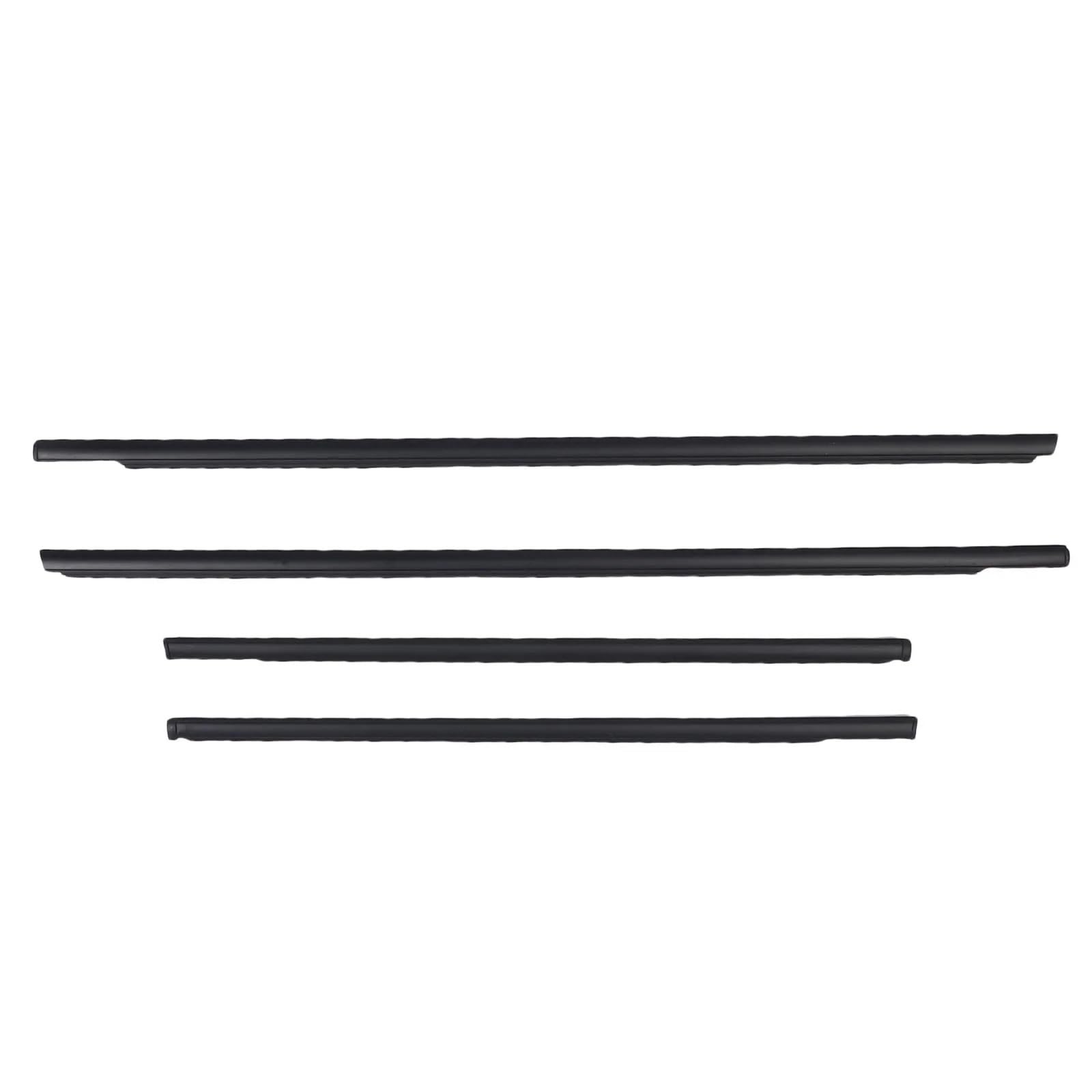 Dgoingpi One Color Seal Strip Fit For B13 Fit For Sentra Tsuru 4Pcs Outer Door Window Weatherstrip Seal Belt Set 80821-50Y01 Rubber Window Seal Car Door Protectors