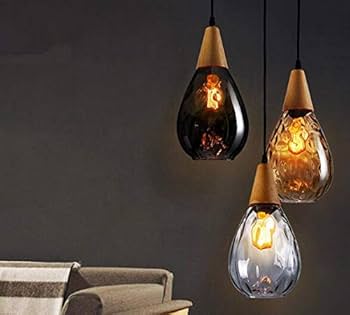 Amazon.co.jp : SAITODOU ペンダントライト照明 LED 対応 ガラス