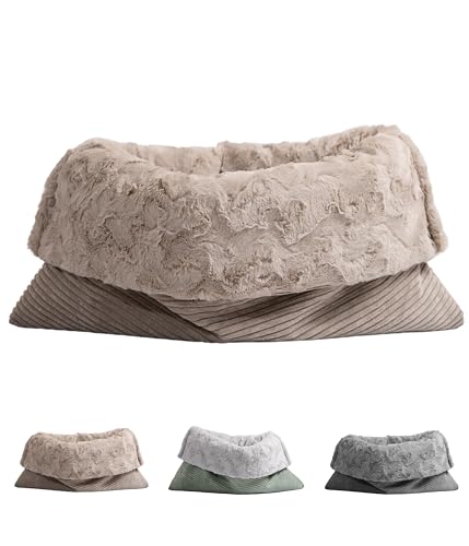 HS-Hundebett® Schlupfsack Cord-Exklusiv – Vielseitige Kuschelhöhle für Hunde und Katzen – Waschbar – Made in DE (Beige/Sand, 60x75 cm) HS-Hundebett® Schlupfsack Cord-Exklusiv – Vielseitige Kuschelhöhle für Hunde und Katzen – Waschbar – Made in DE (Beige/Sand, 60x75 cm)